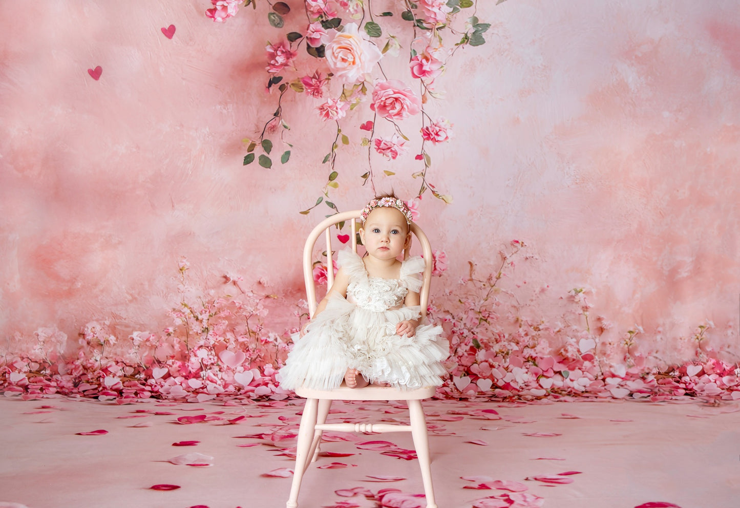 Cascading Rose Canvas - Sweep Sizes Only