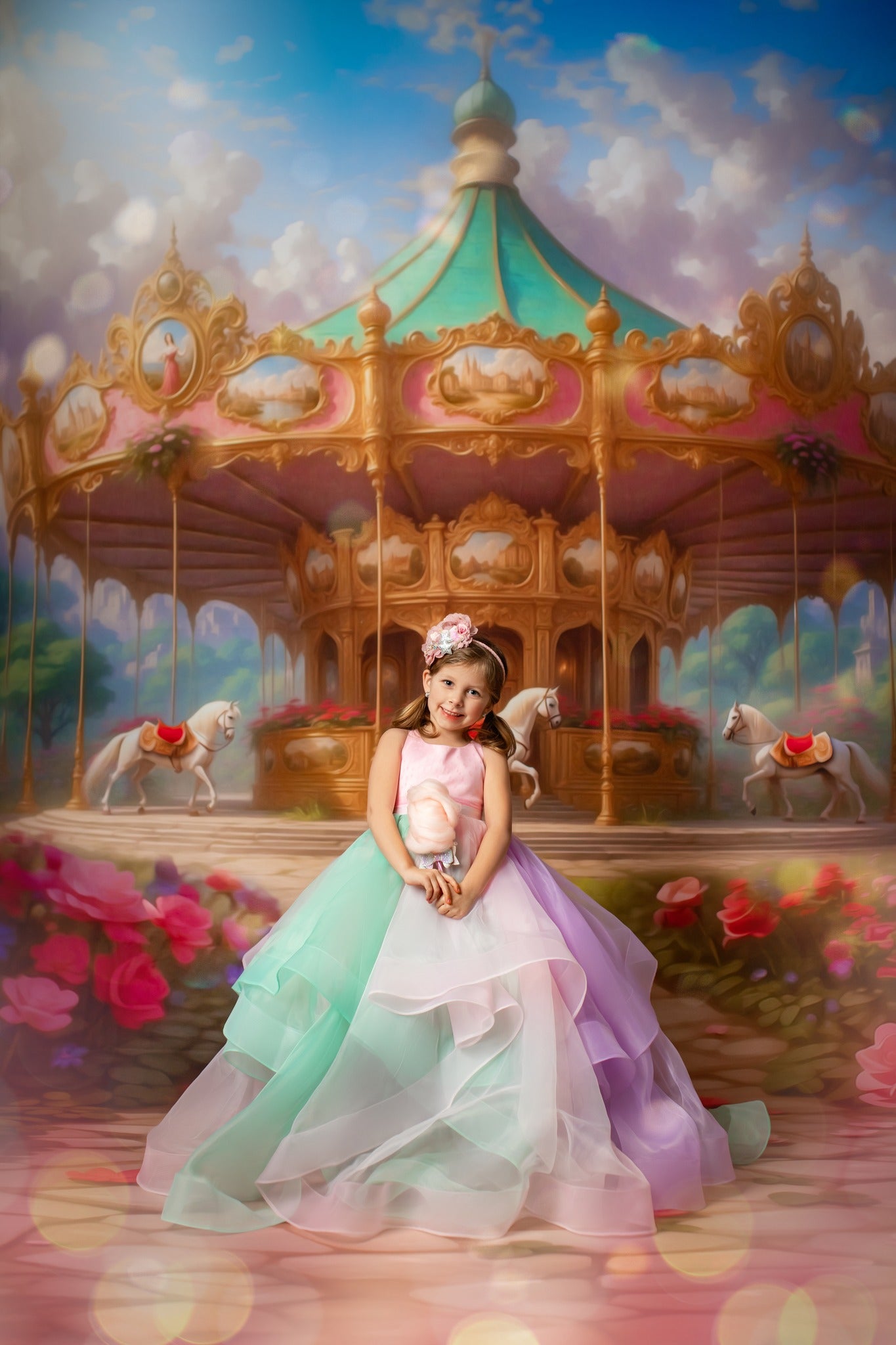 Victorian Elegance Carousel - With Sweep Option