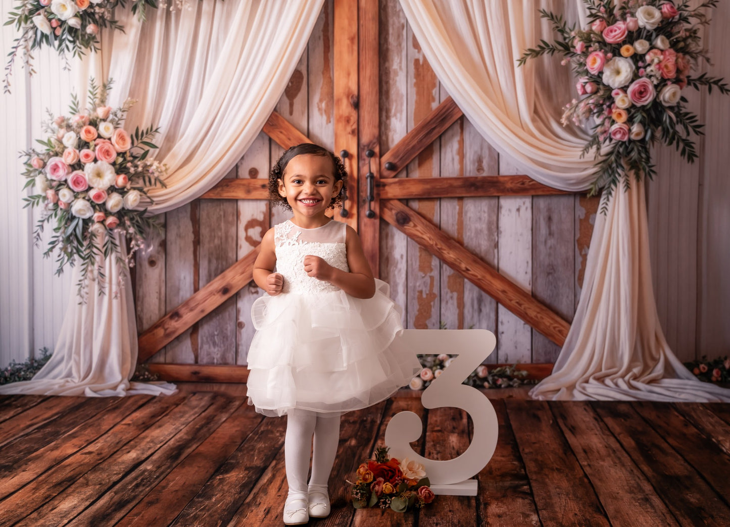 Blossoming Birch Barn - With Sweep Option