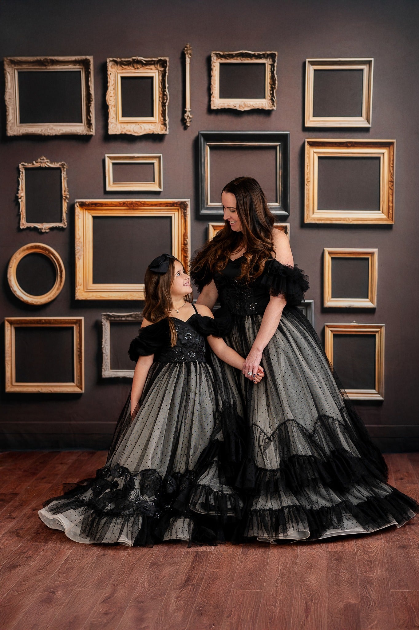 Jewel Frames - Brown - With Sweep Option