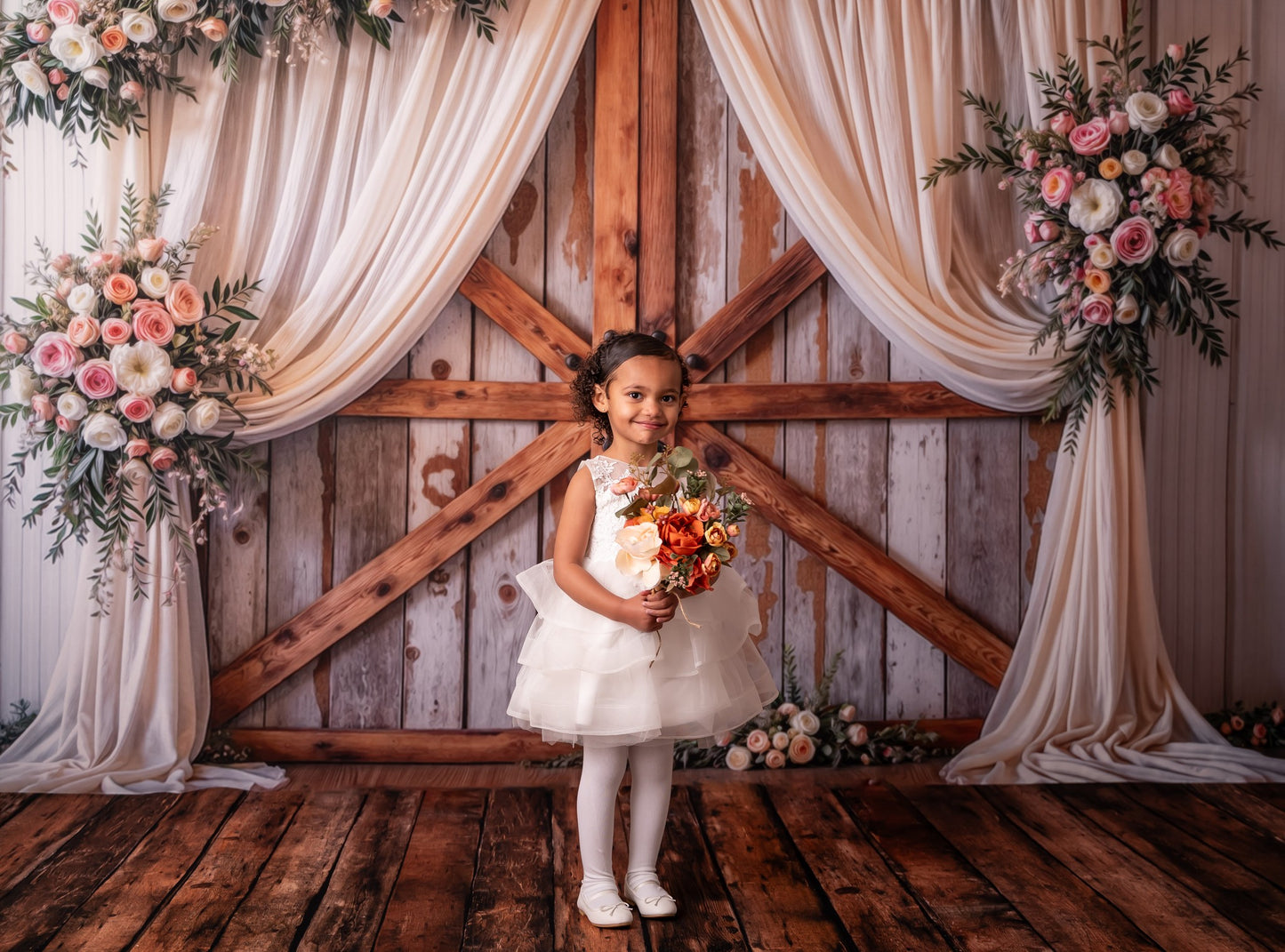 Blossoming Birch Barn - With Sweep Option