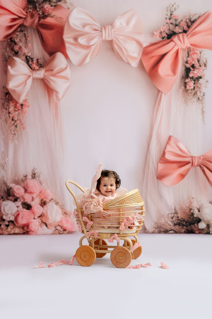 Bowtied Blush - With Sweep Option