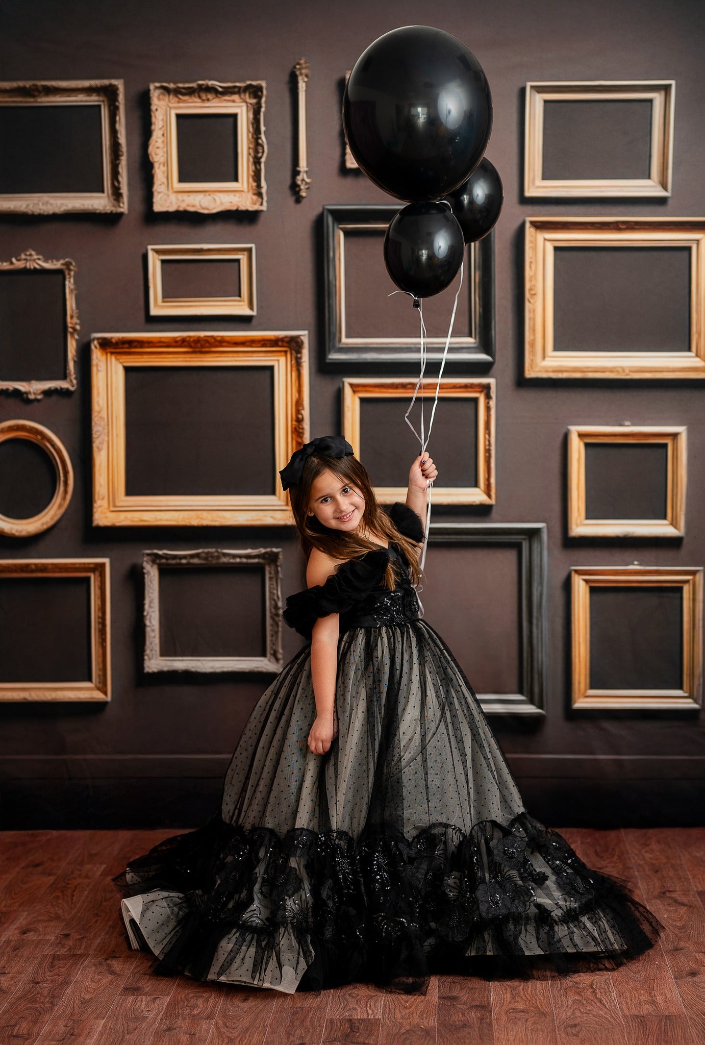 Jewel Frames - Brown - With Sweep Option