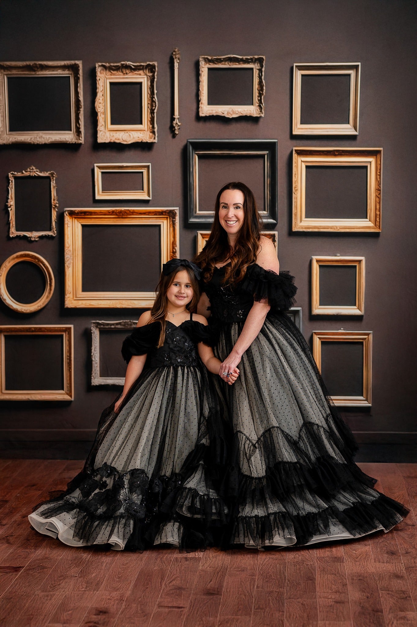 Jewel Frames - Brown - With Sweep Option