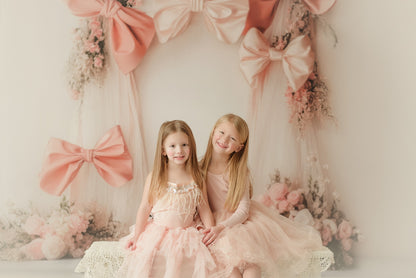 Bowtied Blush - With Sweep Option