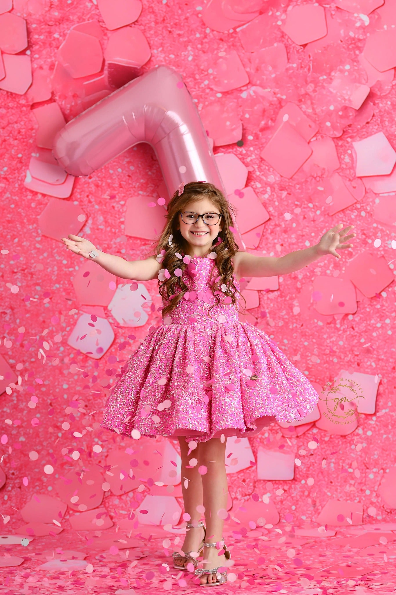 Pink Carnation Confetti