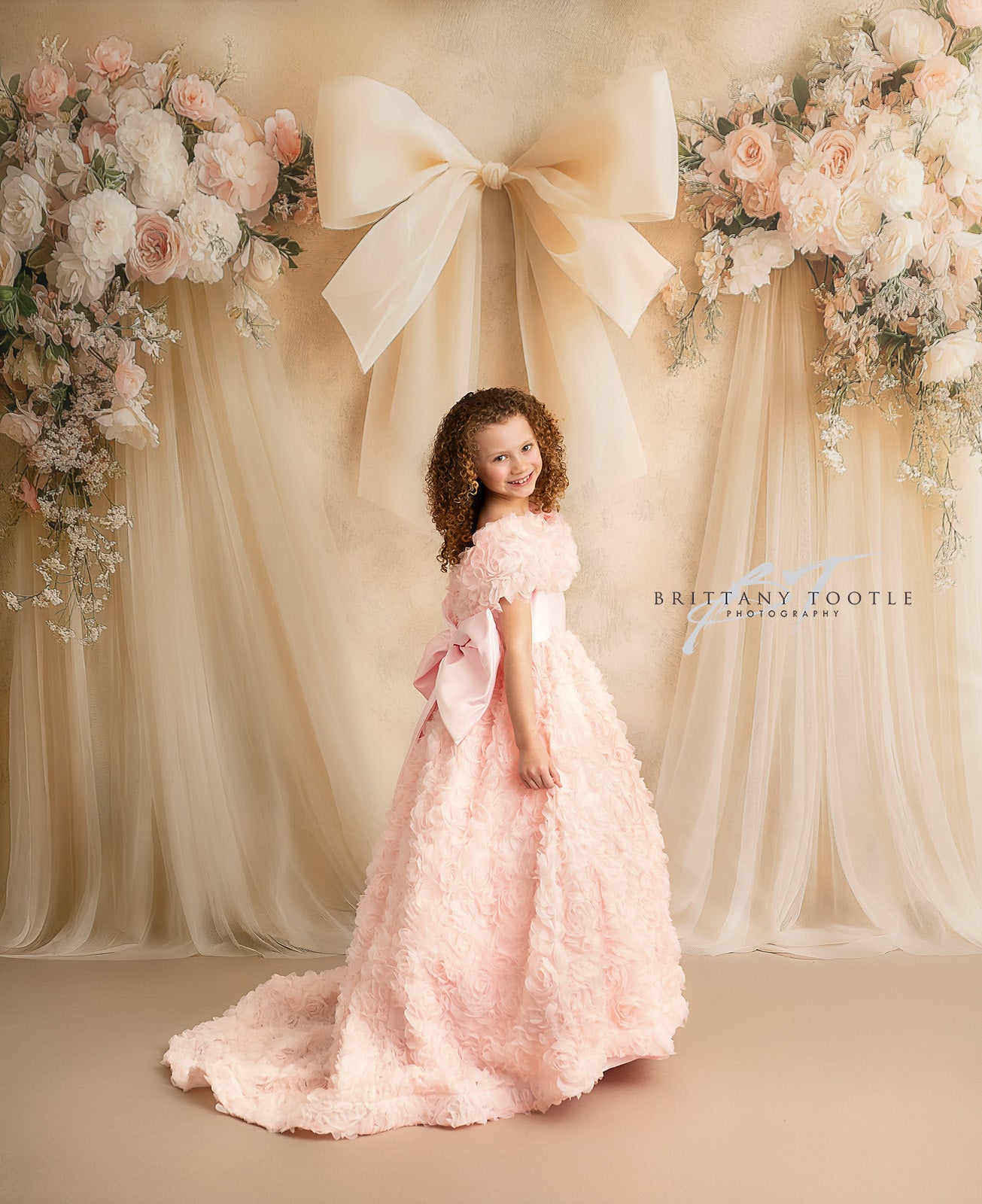 Ivory Bow Harmony  - With Sweep Option