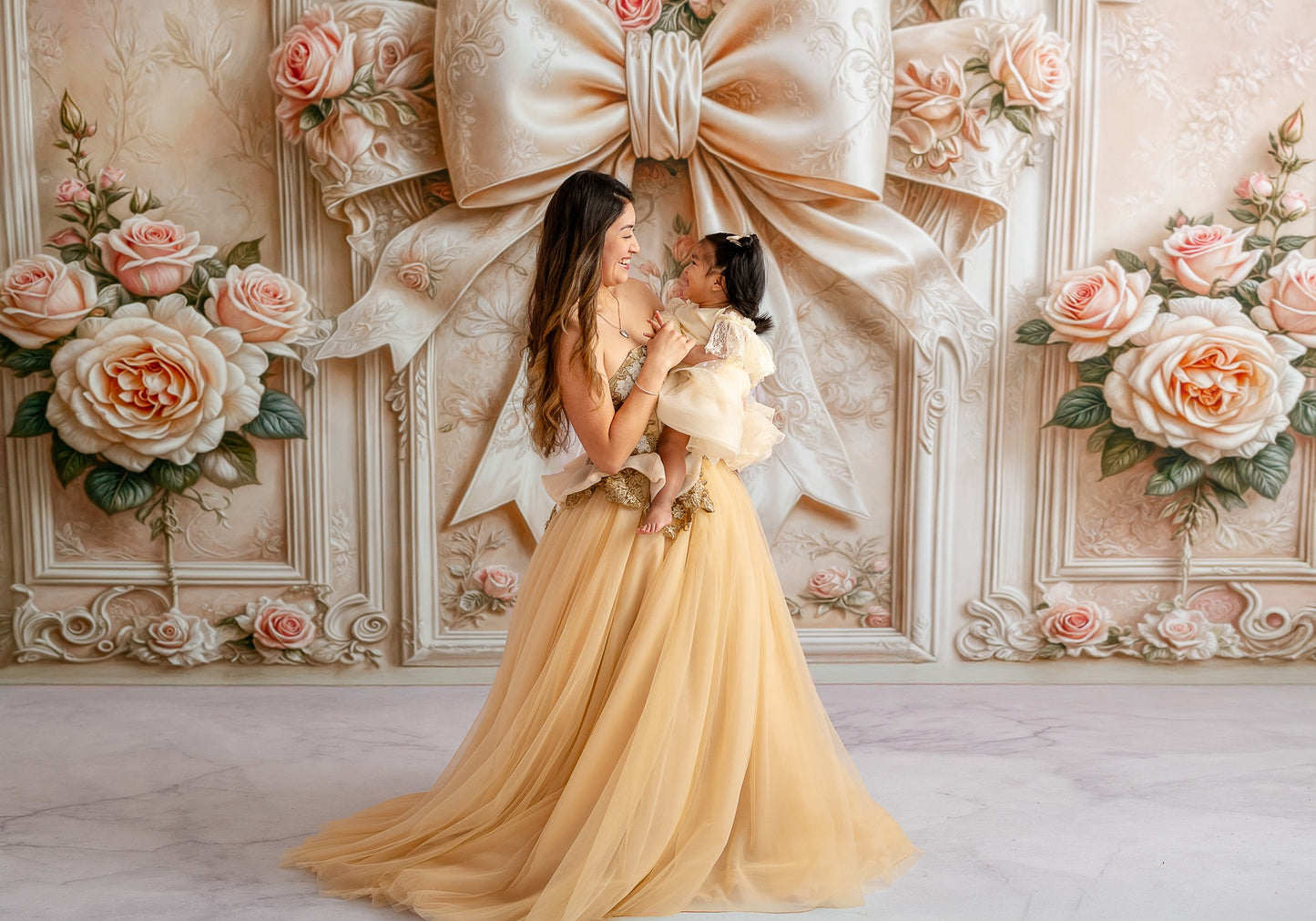 Ribbon & Pearl - With Sweep Option
