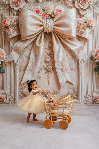 Ribbon & Pearl - With Sweep Option
