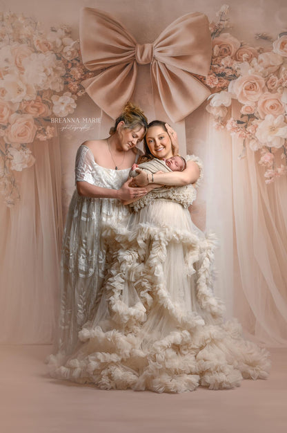 Ribboned Bloom  - With Sweep Option