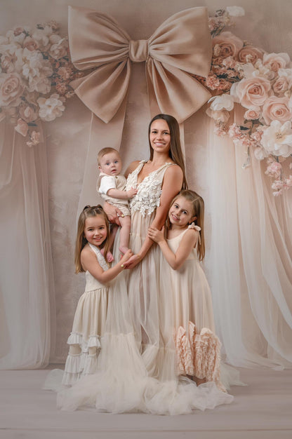 Ribboned Bloom  - With Sweep Option