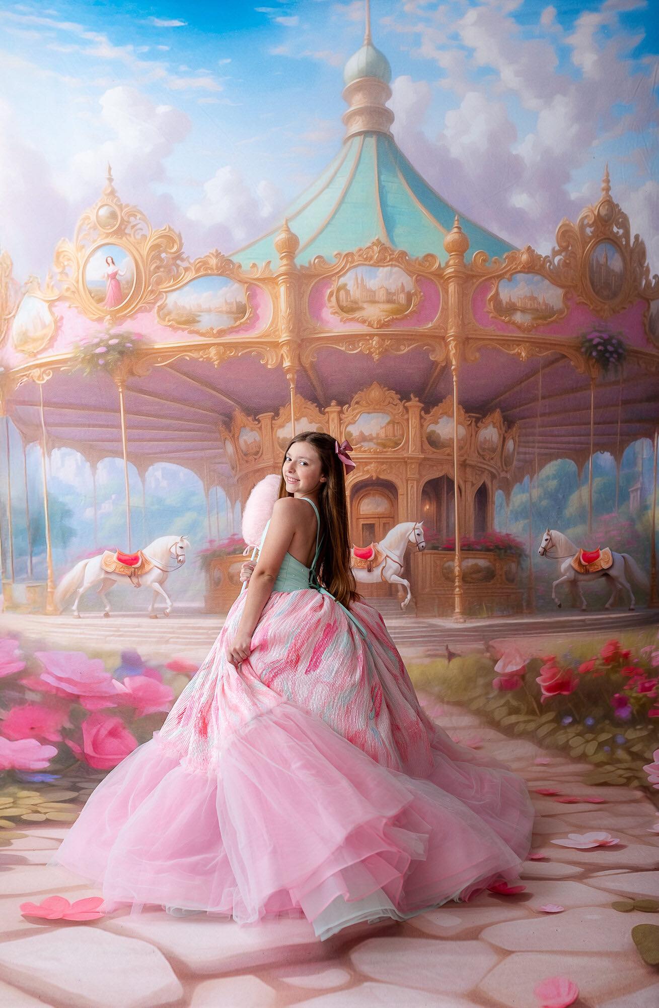 Victorian Elegance Carousel - With Sweep Option