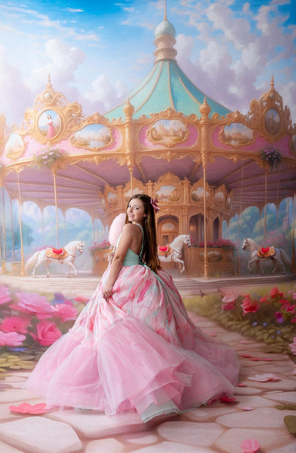 Victorian Elegance Carousel - With Sweep Option