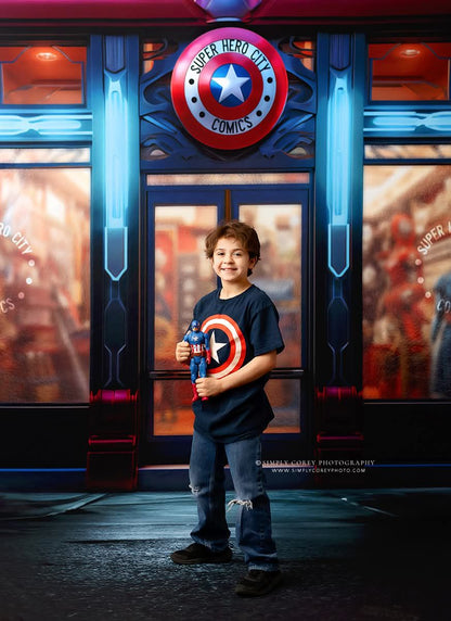 Super Hero City Comics - With Sweep Option