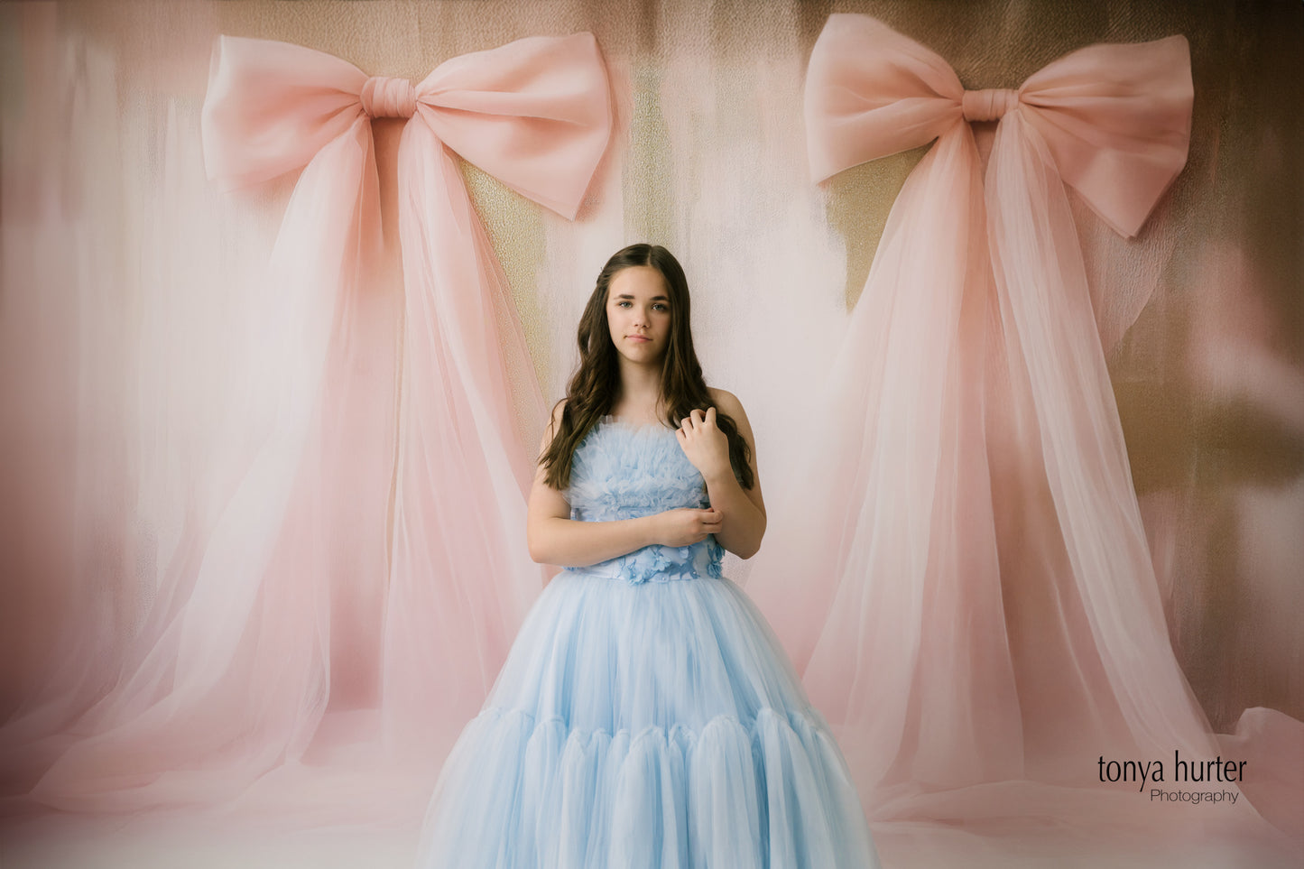 Golden Blush Bows - With Sweep Option