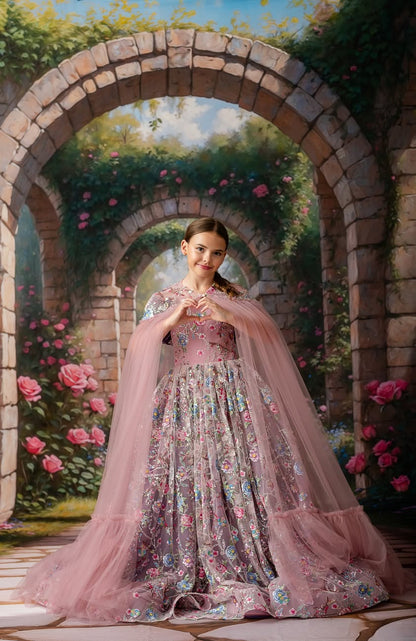 Arcadian Rose Gate - With Sweep Option