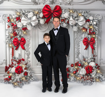 Fancy Red & White Wall - with Sweep Option