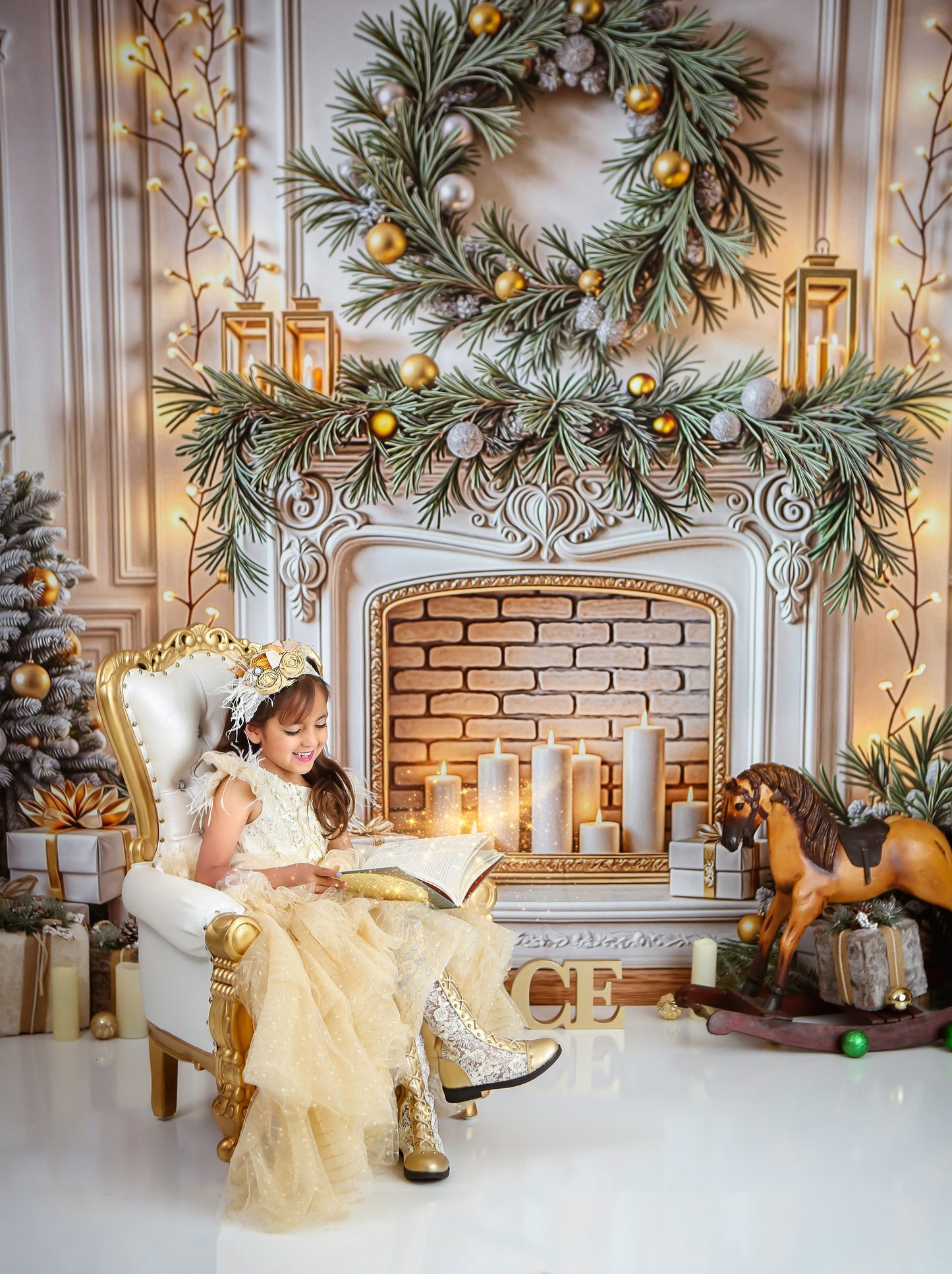 Noel By The Fire - with Sweep Option