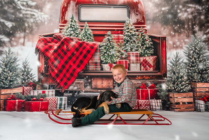 RTS Festive Pickup Truck - 8x15' Value Luxe Sweep - Hole/Wrinkles - 60% Off