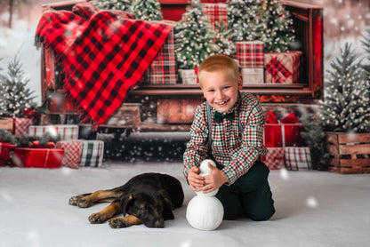 Festive Pickup Truck - with Sweep Option
