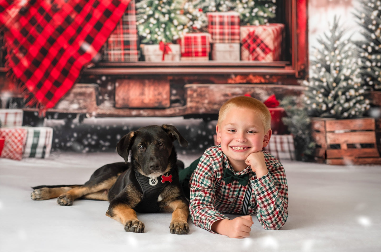 Festive Pickup Truck - with Sweep Option