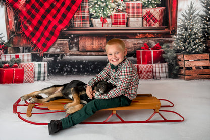Festive Pickup Truck - with Sweep Option