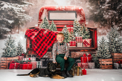 Festive Pickup Truck - with Sweep Option