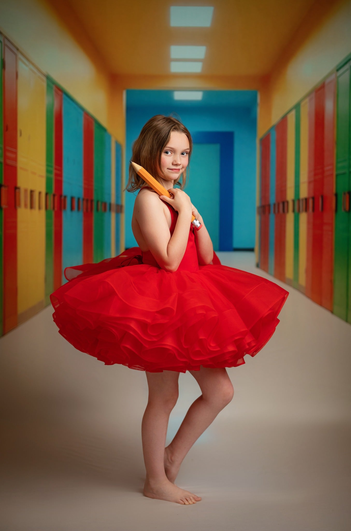 Elementary Hall - With Sweep Option