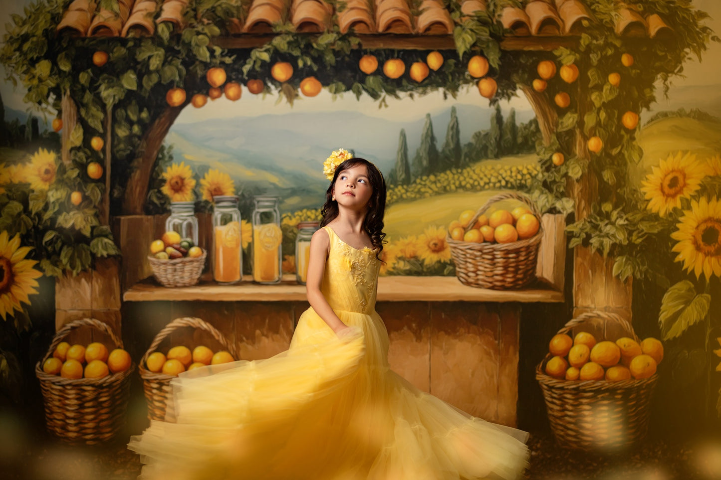 Lemon Blossom Stand - With Sweep Option