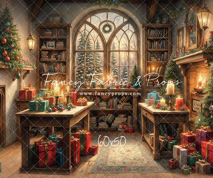 Winter Cabin Wrapping Room - with Sweep Option