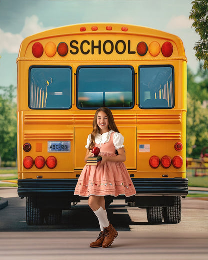 RTS Back To The Bus Stop - 10x15' Wrinkle-Free Fabric Sweep - Banding - 60% Off