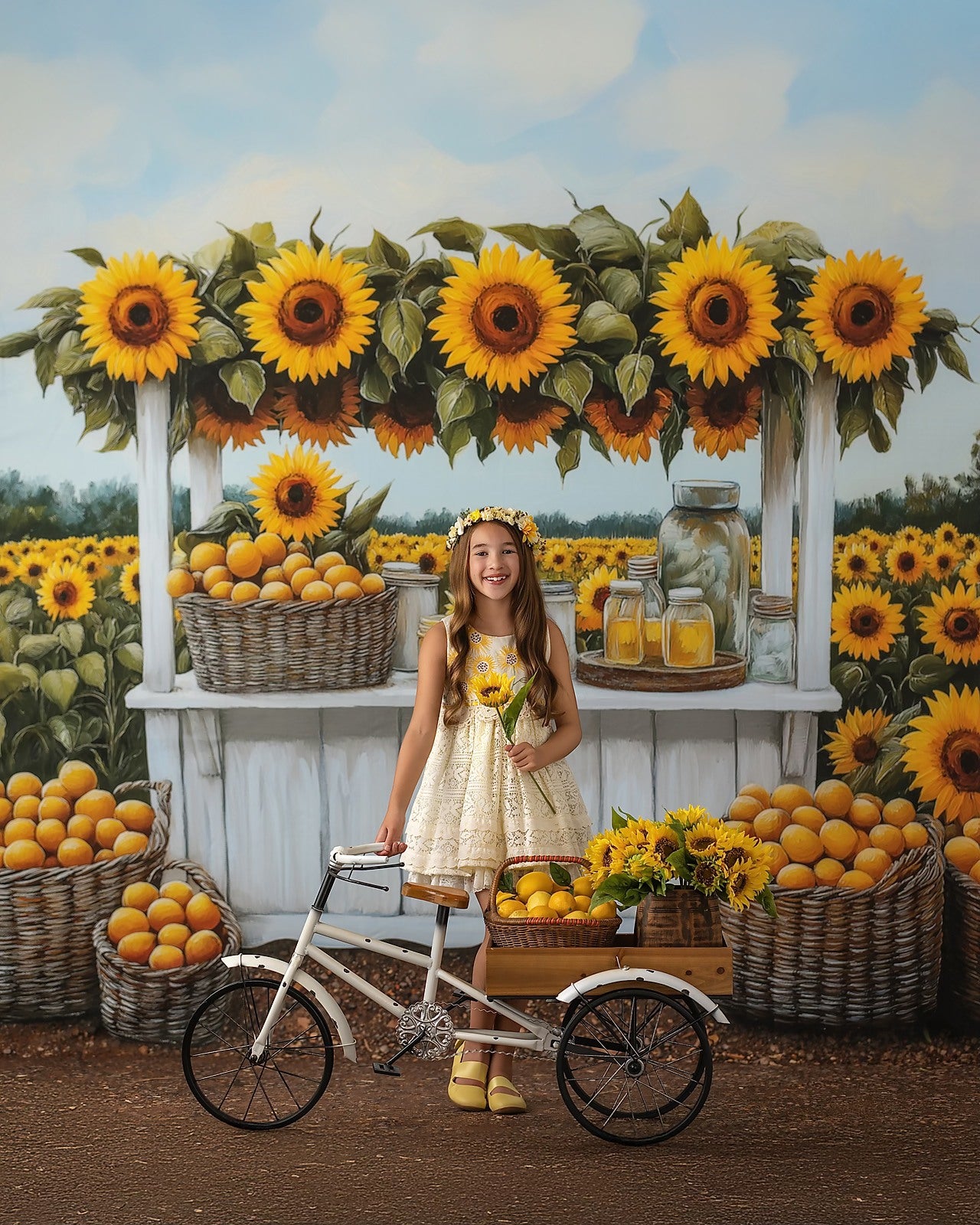 Citrus & Sunflower Charm - With Sweep Option