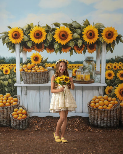 Citrus & Sunflower Charm - With Sweep Option