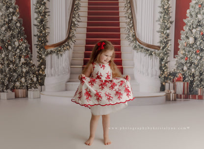 Grand Christmas Staircase - with Sweep Option