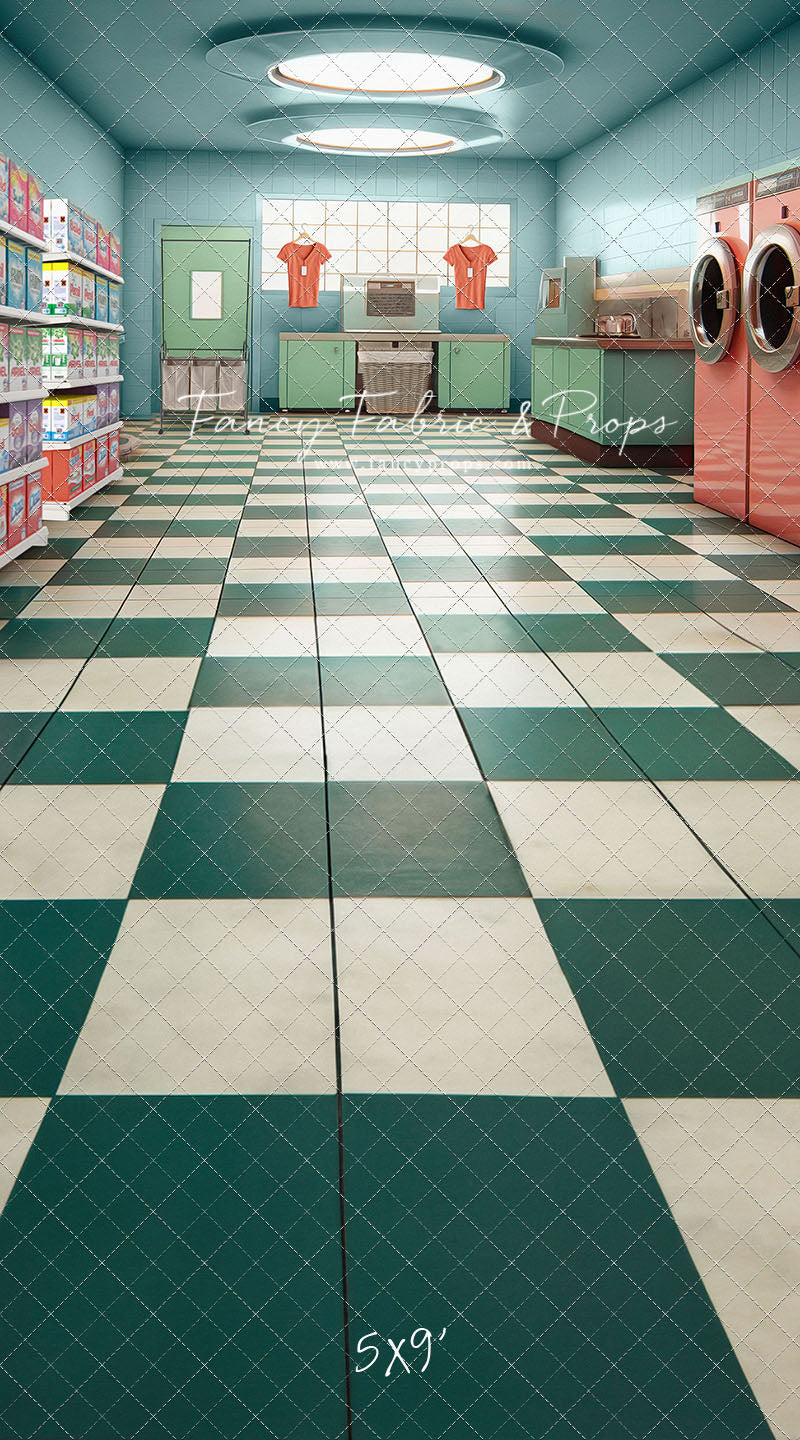 Laundry Day - Blue - With Sweep Option