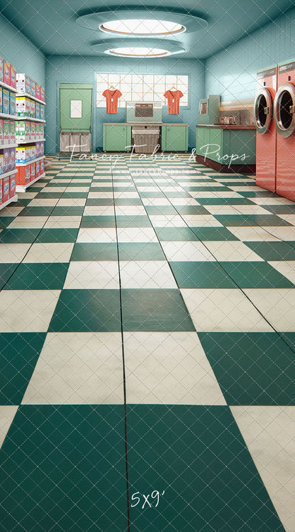 Laundry Day - Blue - With Sweep Option