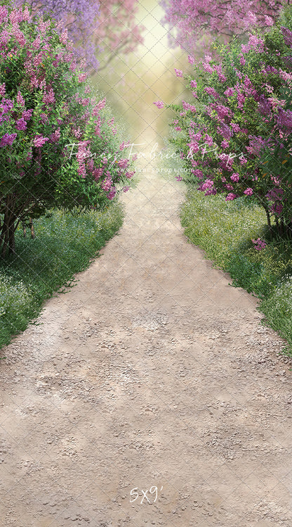 Lilac Garden Path - With Sweep Option