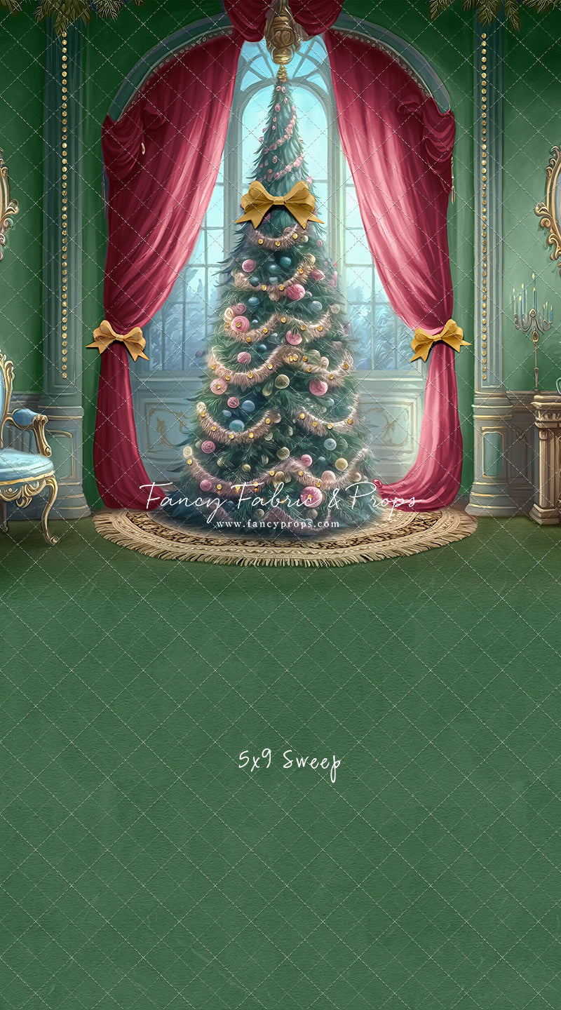 Christmas Wishes - All Green - with Sweep Option