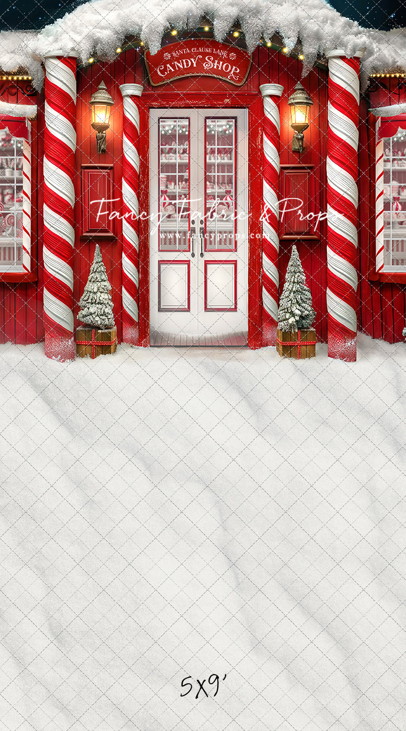 Santa Claus Lane Candy Shop - With Sweep Option