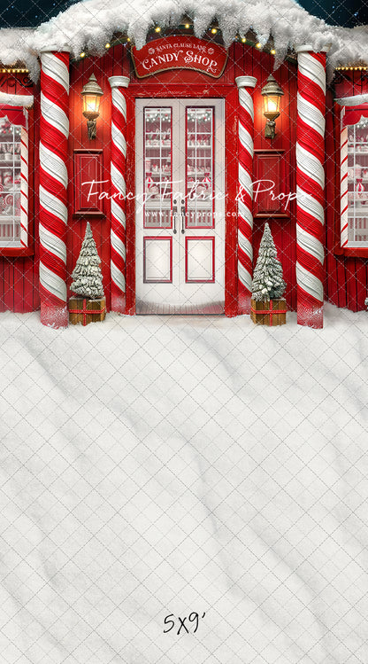 Santa Claus Lane Candy Shop - With Sweep Option