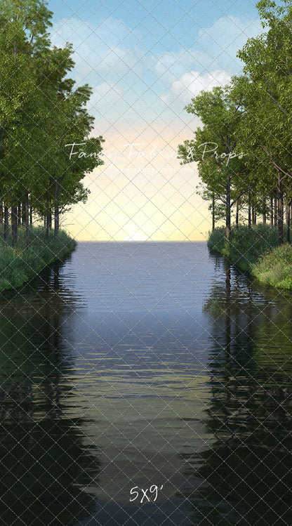 Spring at the Lake - With Sweep Option