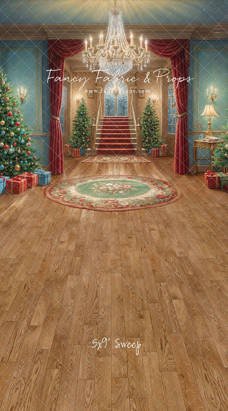 Elegant Holiday Hallway - With Sweep Option