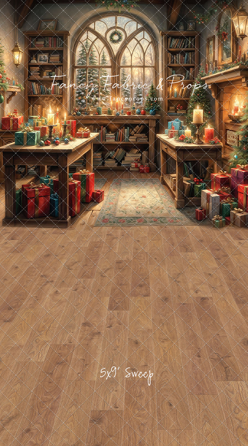 Winter Cabin Wrapping Room - with Sweep Option