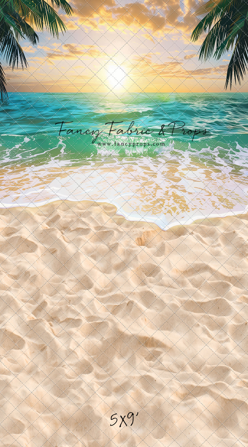 Tropical Beach Paradise - With Sweep Option