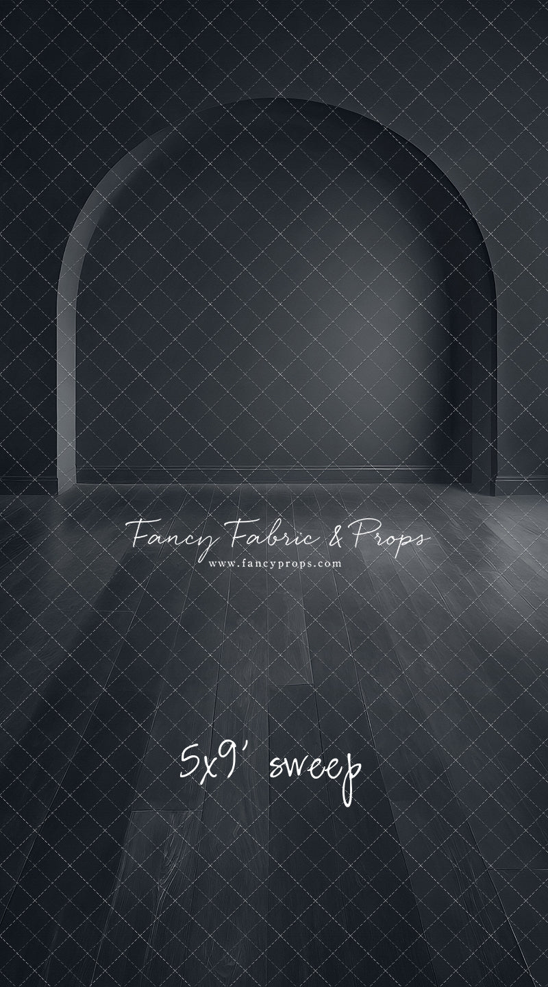 Modern Midnight Alcove - Wood Floor - With Sweep Option