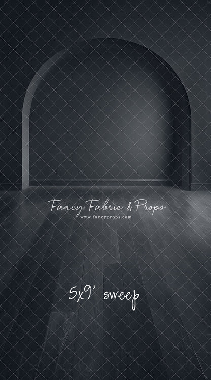 Modern Midnight Alcove - Wood Floor - With Sweep Option