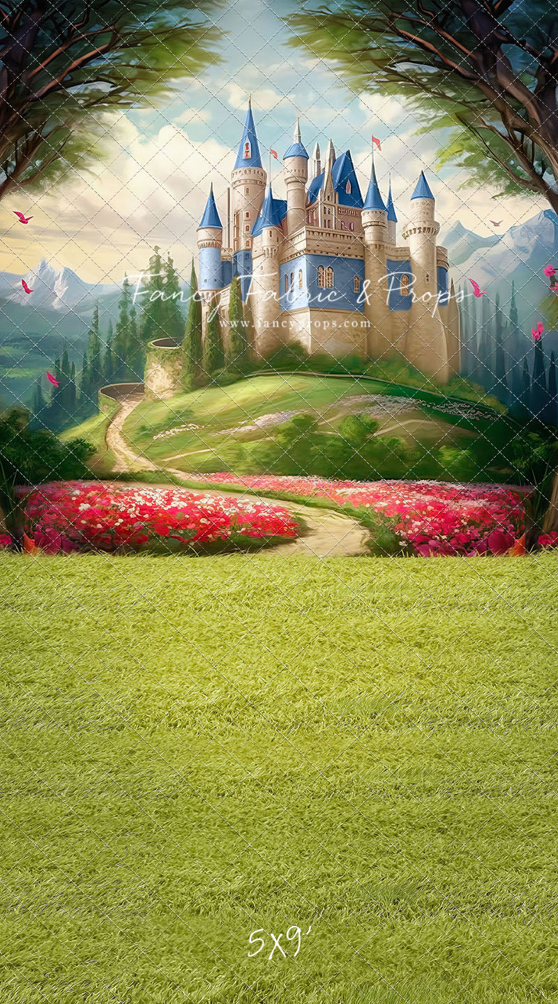 Royal Castle - Blue with Grass- With Sweep Option