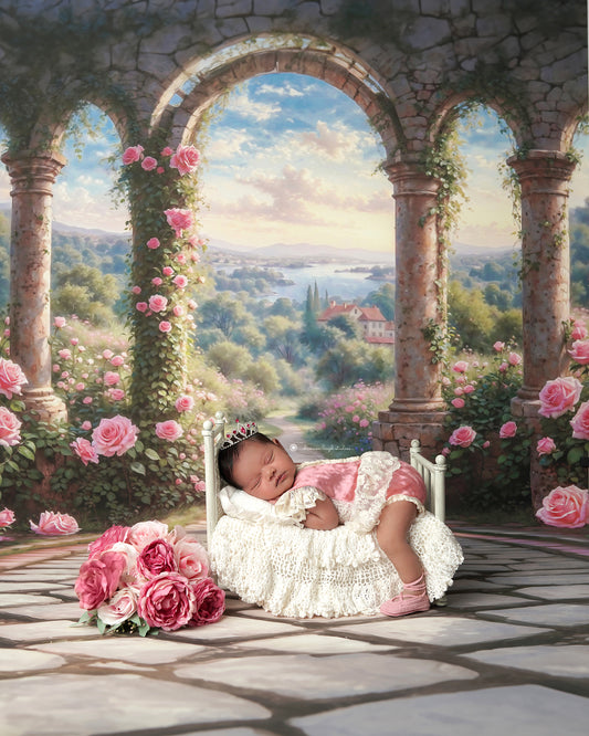 Elysian Rose Trail 60x50" - Plus Sweep Option - Littles Collection