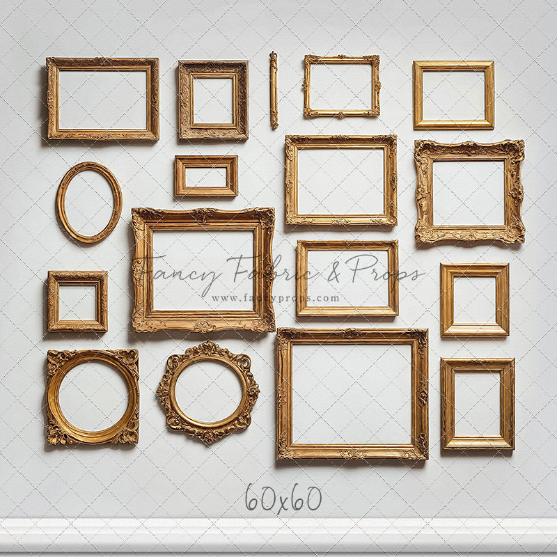 White Frame Wall - White Floor - With Sweep Option