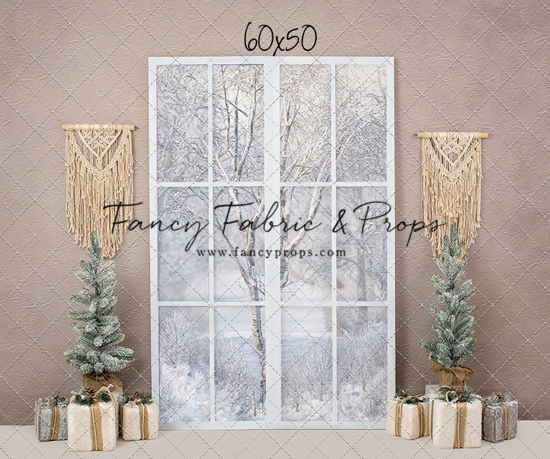 Boho Fireplace Window